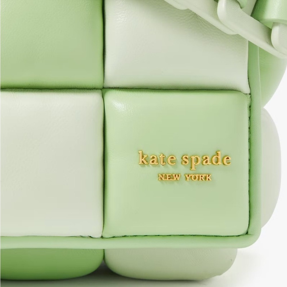 Kate Spade Boxy Colorblocked East-West Crossbody Bag, Serene Green Multi - Picture 3 of 7